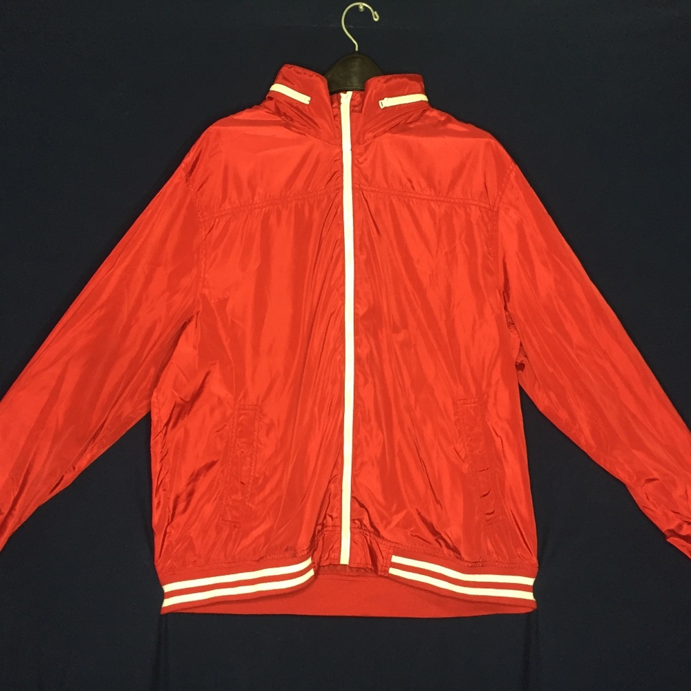 Red Windbreaker